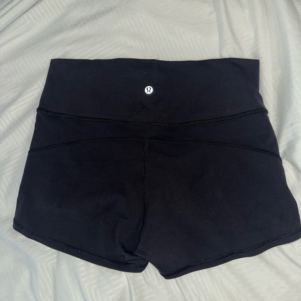 lululemon athletica Women's Black Athletic Shorts